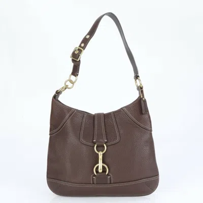Pre-owned Coach Leather Shoulder Bag Tote Bag () In Brown