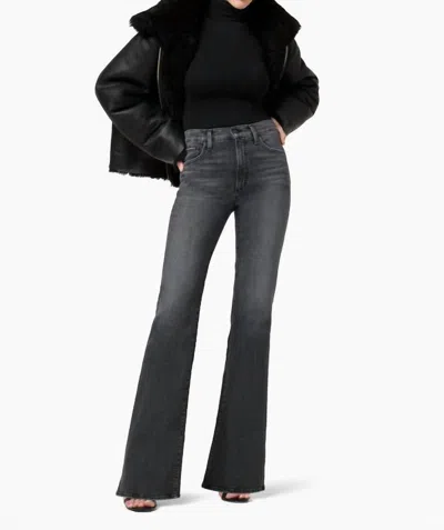 Joe's Jeans Molly High Rise Flare Jeans In Self Love In Black
