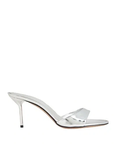 Paris Texas Woman Sandals Silver Size 8 Leather