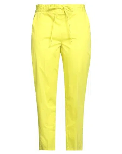 Emme By Marella Woman Pants Yellow Size 10 Cotton