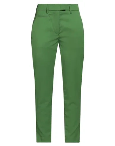 Dondup Woman Pants Green Size 30 Virgin Wool, Elastane
