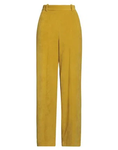 Circolo 1901 Woman Pants Lime Green Size 10 Cotton, Polyester