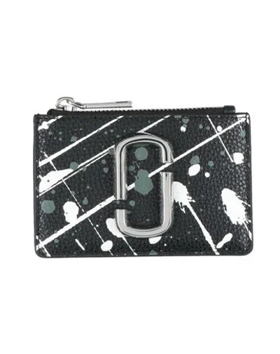 Marc Jacobs Woman Coin Purse Black Size - Leather