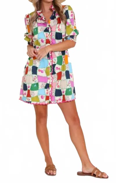 Alden Adair Audrey Dress In Al Fresco In Multi
