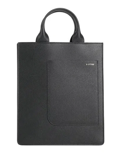 Valextra Woman Handbag Charcoal Size - Calfskin