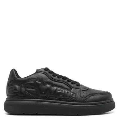 Alexander Wang T T By Alexander Wang Puff Leather Logo Sneakers
