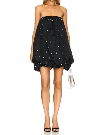 A.l.c Holly Strapless Embellished Mini Dress In Black In Black