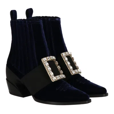 Roger Vivier Womens Light Blue Boot