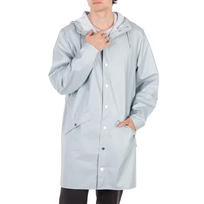 Rains Waterproof Hooded Rain Coat In Blue