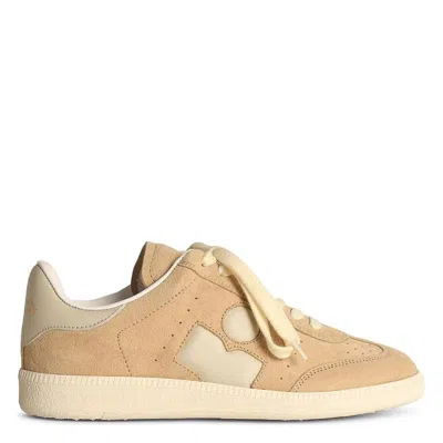 Isabel Marant Ladies Toffee Suede Logo Sneakers