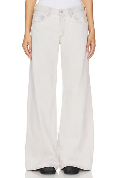 Agolde Clara Wide Leg Jean In Tarte In Neutral