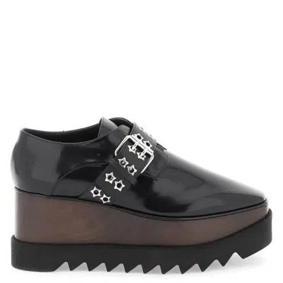 Stella Mccartney Black Elyse Stud Band Platform Sneakers
