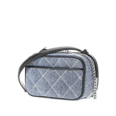 Marc Jacobs Small Crossbody Bag The Snapshot In Quilted Denim