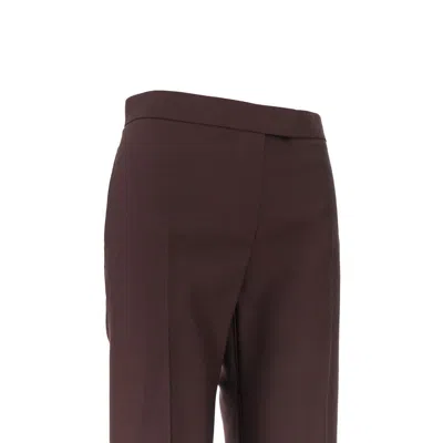 Khaite 'callen' Wool And Silk Pants