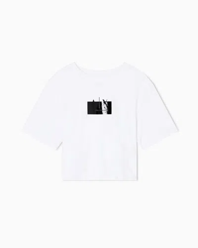 Armani Exchange Cropped T-shirts