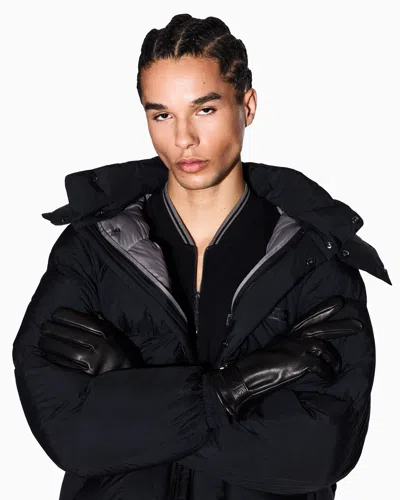 Armani Exchange Polo Shirts In Black