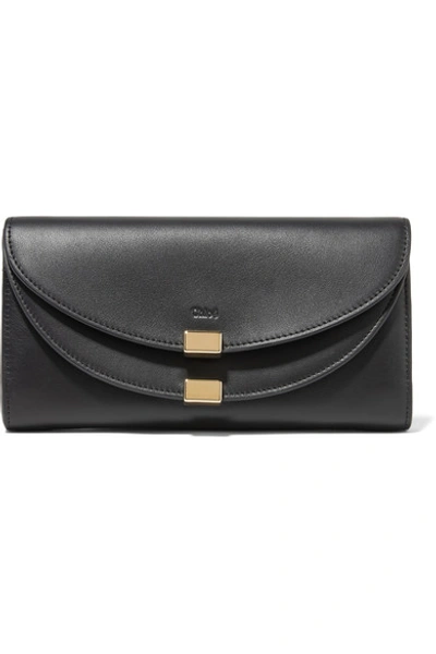 Shop Chloé Georgia Leather Wallet