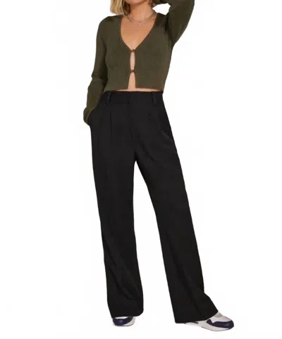 Favorite Daughter Shortie Favorite Pant In Black In Black