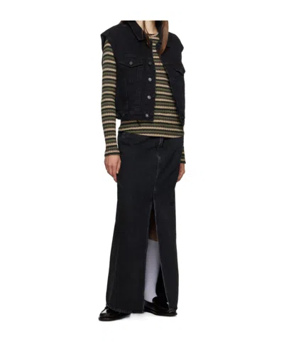 Agolde Button Denim Vest