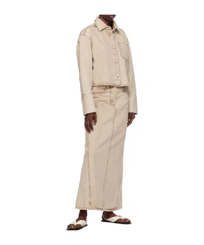 Remain Birger Christensen Flared Denim Skirt
