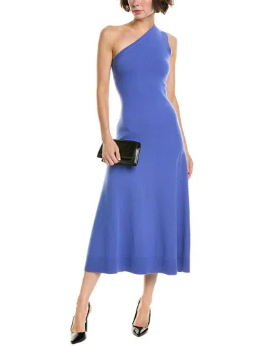 Michael Kors One-shoulder Cashmere-blend Midi Dress