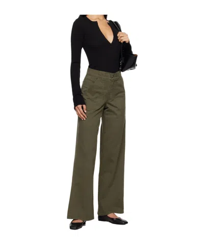 Frame High Waist Wide Leg Casual Pants