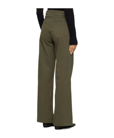 Frame High Waist Wide Leg Casual Pants