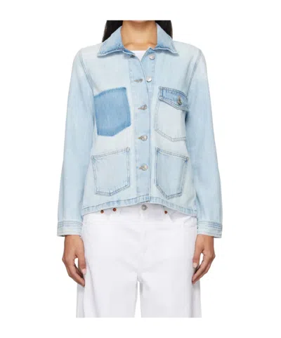 Frame Button-down Denim Jacket