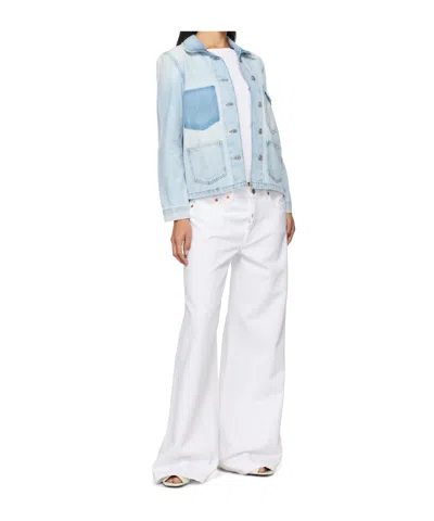 Frame Button-down Denim Jacket
