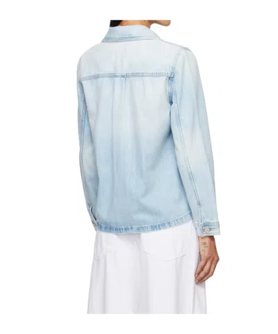 Frame Button-down Denim Jacket