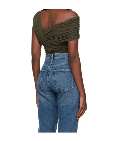 Agolde Ruffled Bodysuit