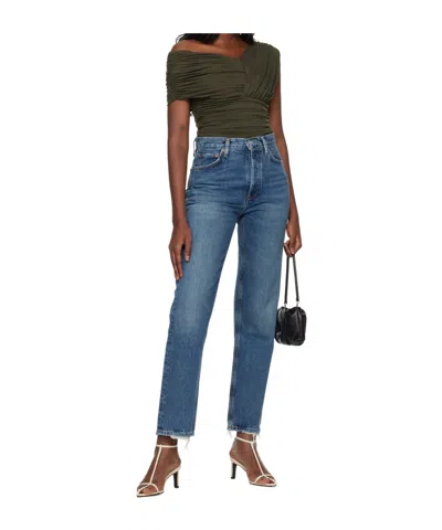 Agolde Ruffled Bodysuit