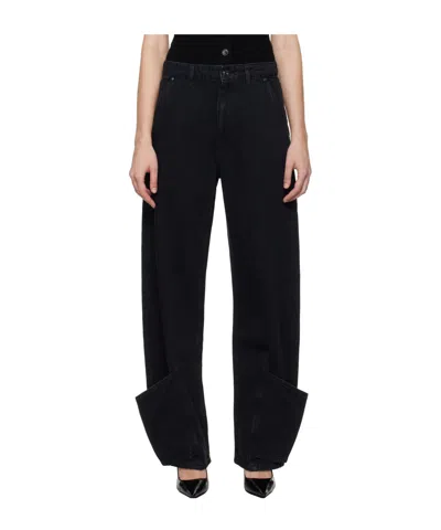 Frame The Tab Organic Cotton Jeans In Black