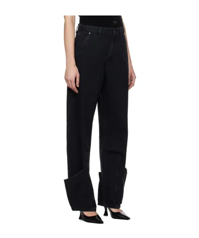 Frame The Tab Organic Cotton Jeans In Black