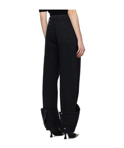 Frame The Tab Organic Cotton Jeans In Black