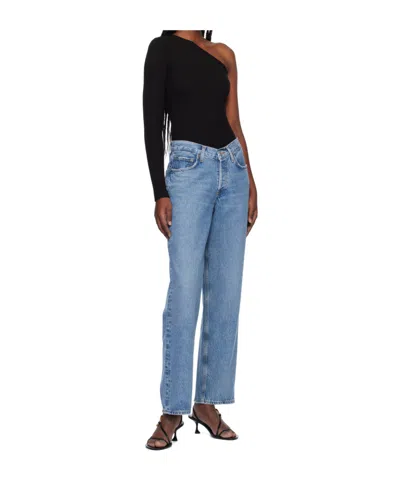 Agolde Brown Glynn Bodysuit In Brown