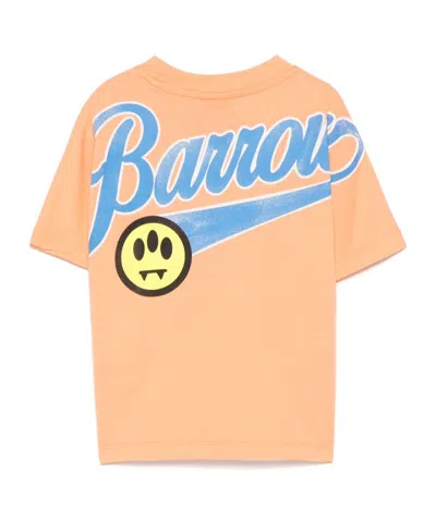 Barrow Logo-print T-shirt In Orange
