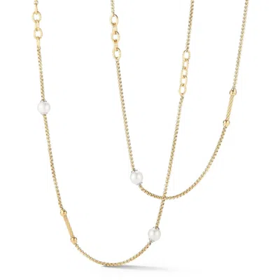 Alor Chain Reaction Necklace In Yellow