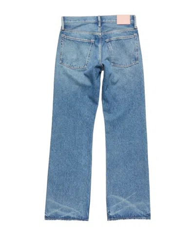 Acne Studios Relaxed Fit Vintage-style Jeans In Blue