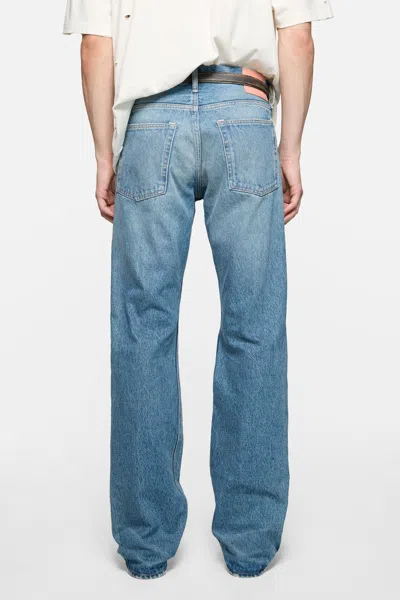 Acne Studios Relaxed Fit Vintage-style Jeans In Blue