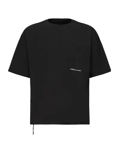 Herno Logo Printed Crewneck T-shirt In Black
