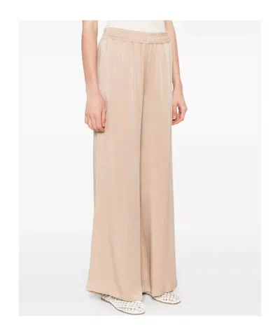 Fabiana Filippi Wide-leg Trousers Elasticated Waist In Pink