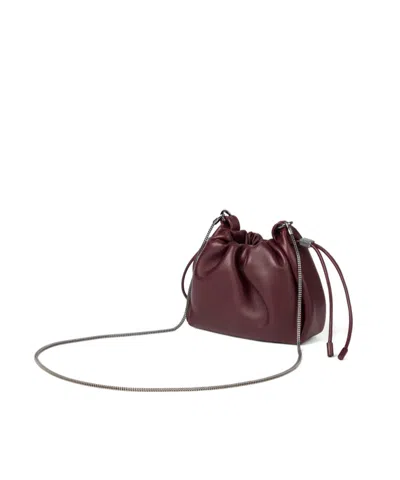 Brunello Cucinelli Mellow Mini Drawstring Bucket Bag
