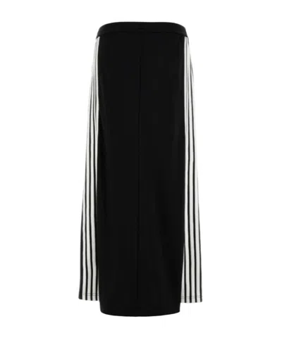 Balenciaga Gonna In Misto Nylon Nero  Donna In Black