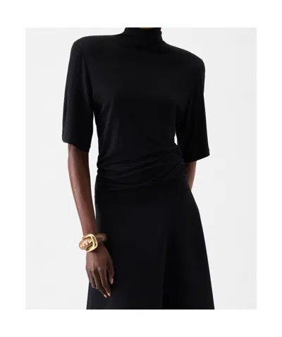Jacquemus High-neck Cropped Top With Padded-shoulders
