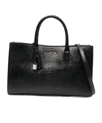 Michael Kors Scarlett Snakeskin-effect Tote Bag