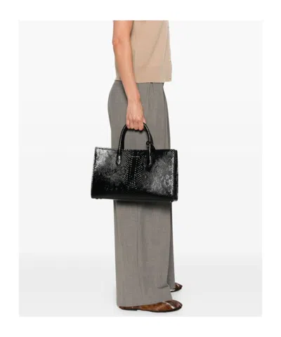 Michael Kors Scarlett Snakeskin-effect Tote Bag