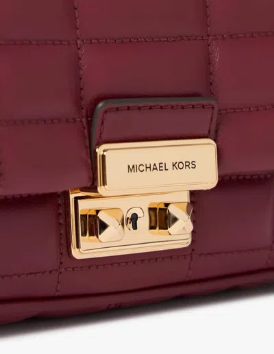Michael Kors Quilted Crossbody Bag In Purple