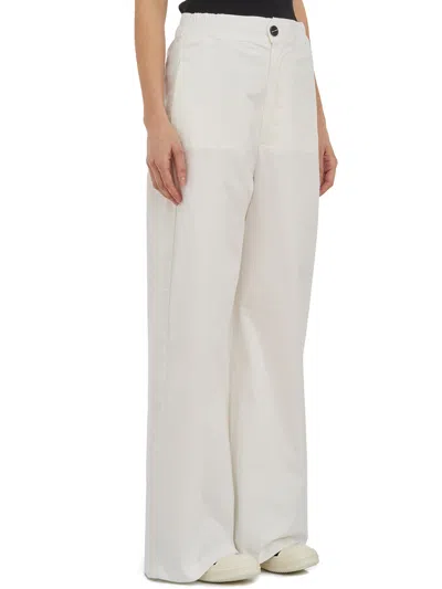 Thom Krom Pantalone Ampio In Cotone In White