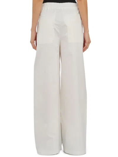 Thom Krom Pantalone Ampio In Cotone In White
